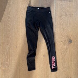 Champion Black Leggings CORNELL with Wide Waistband and Form-Fitting Design